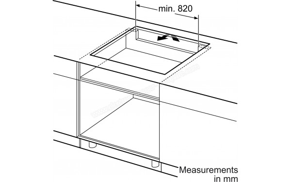 BOSCH PXX975DC1E - Dimensions