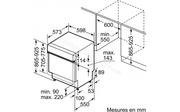 BOSCH SBI68TS06E - Sch&eacute;ma technique