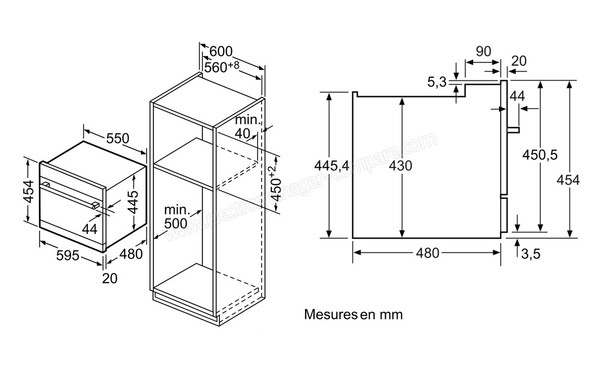 BOSCH SKE52M65EU - Sch&eacute;ma d'encastrement