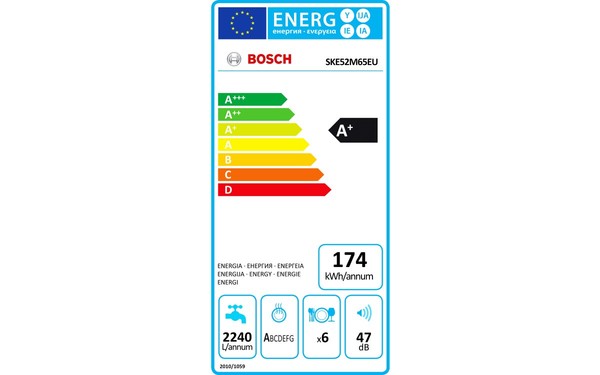 BOSCH SKE52M65EU - &Eacute;tiquette &eacute;nergie