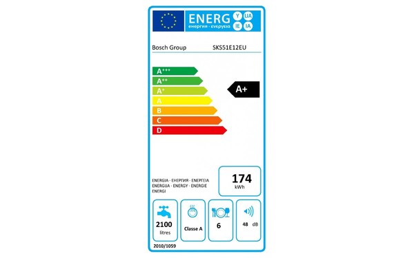 BOSCH SKS51E12EU - &Eacute;tiquette &eacute;nergie