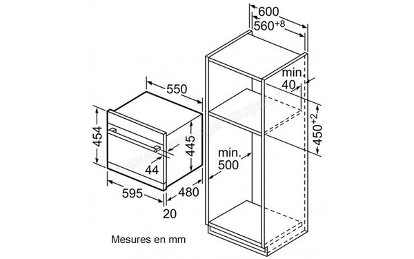BOSCH SKS62E22EU - Sch&eacute;ma d'encastrement