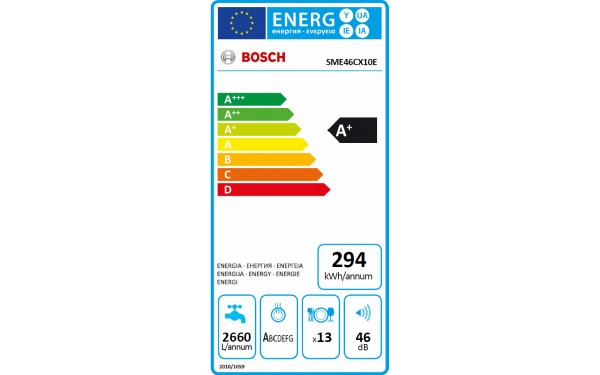 BOSCH SME46CX10E - &Eacute;tiquette &eacute;nergie