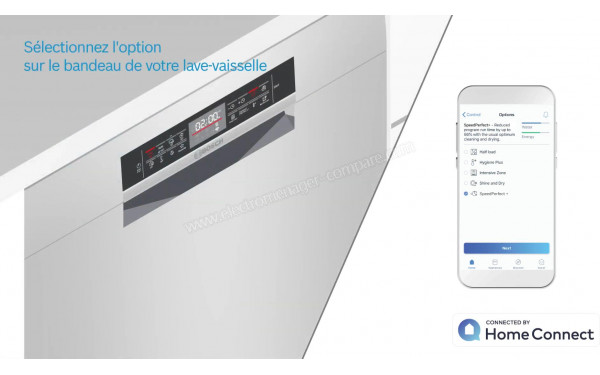 BOSCH SMH4EU801E - Application pour smartphones ou tablettes