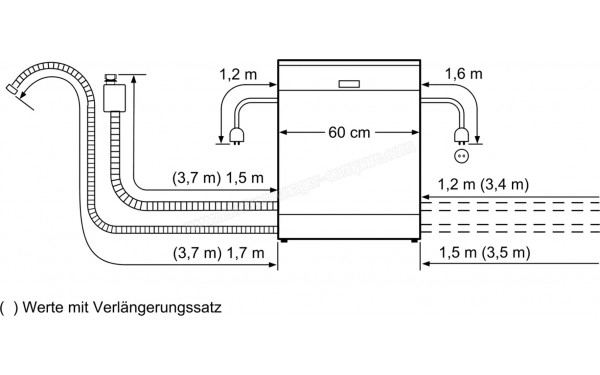BOSCH SMI24AS00E - Dimensions
