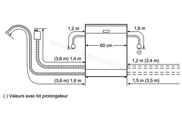 BOSCH SMI40D02EU - dimension01