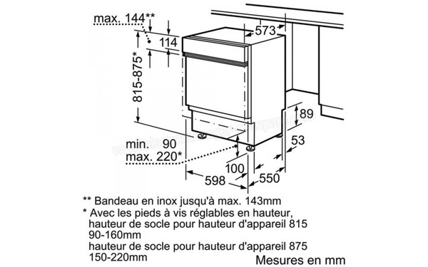 BOSCH SMI40D02EU - dimension02