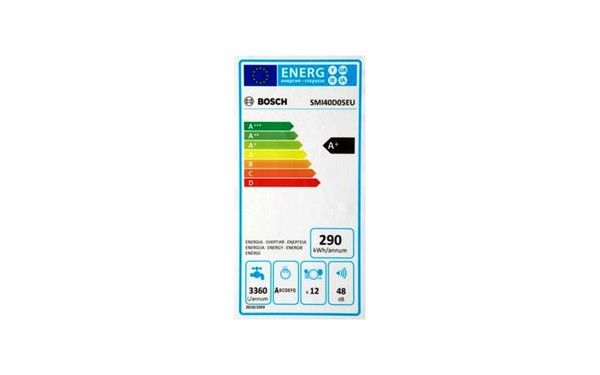 BOSCH SMI40D05EU - &Eacute;tiquette &eacute;nergie