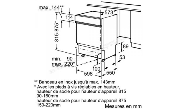 BOSCH SMI50D35EU - Dimension02
