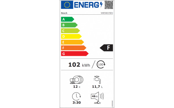 BOSCH SMI50D35EU - &Eacute;tiquette &eacute;nergie v2