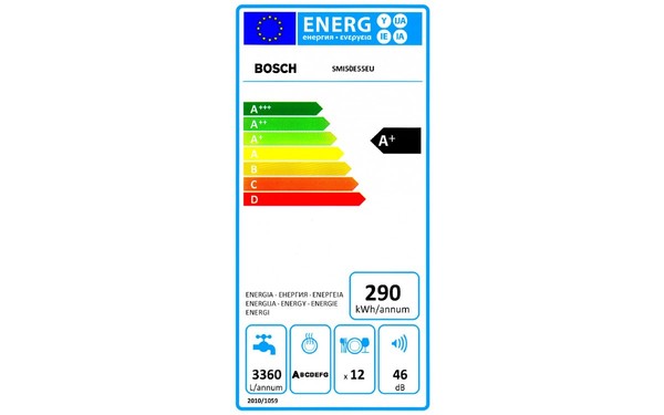 BOSCH SMI50E55EU - &Eacute;tiquette &eacute;nergie
