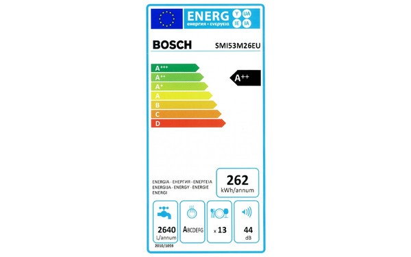 BOSCH SMI53M26EU - &Eacute;tiquette &eacute;nergie