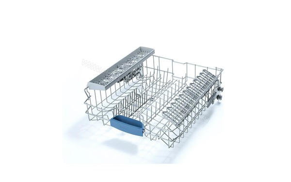 BOSCH SMI53M42EU - Vue du panier sup&eacute;rieur (cr&eacute;dit : Boulanger)
