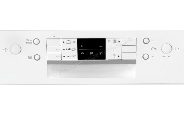 BOSCH SMI53M82EU - Panneau de commandes (cr&eacute;dit : Darty)