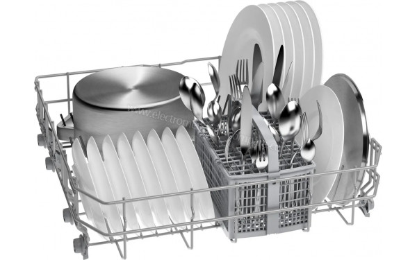 BOSCH SMS2HTI06E - Vue du panier inf&eacute;rieur