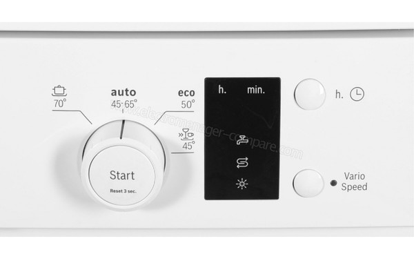 BOSCH SMS40E62EU - Panneau de commande (cr&eacute;dit : Darty)