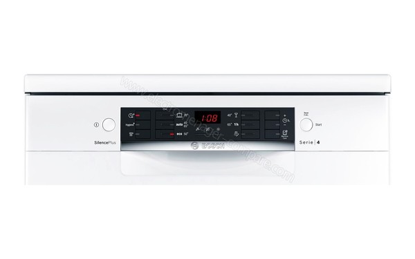 BOSCH SMS46GW01E - Panneau de commandes (cr&eacute;dit : Boulanger)