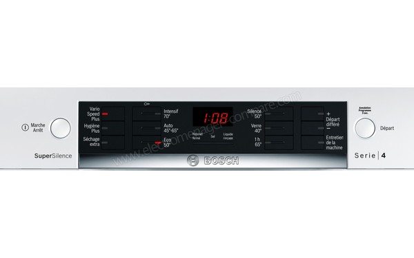 BOSCH SMS46IW01F - Panneau de commandes