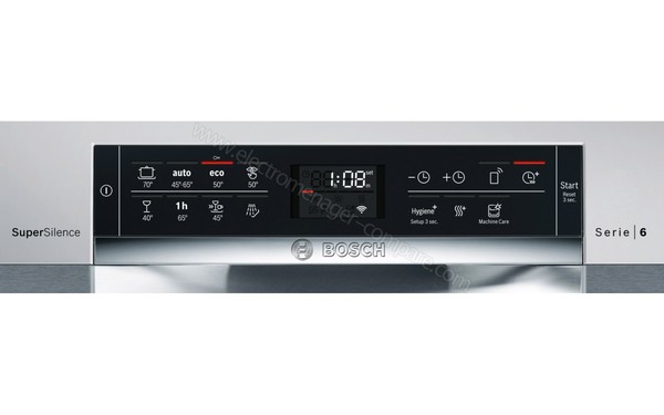 BOSCH SMS68MI06E - Panneau de commandes