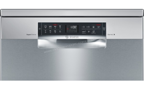 BOSCH SMS68UI02E - Panneau de commandes (cr&eacute;dit : Darty)