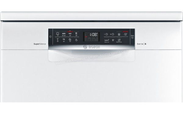 BOSCH SMS68UW02E - Panneau de commandes (cr&eacute;dit : Darty)