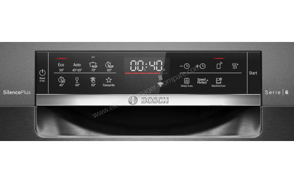 BOSCH SMS6ECC12E - Panneau de commandes