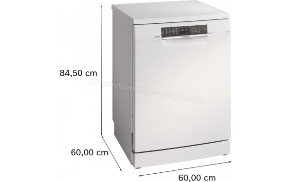 BOSCH SMS6ZBW07E - Dimensions