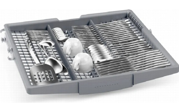 BOSCH SMS6ZCW10E - Vue du tiroir sup&eacute;rieur