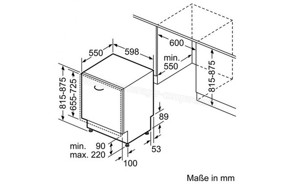 BOSCH SMV53L50EU - Schema Technique