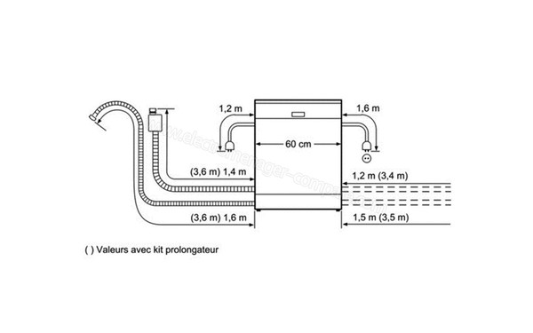 BOSCH SMV58N50EU - dimension01