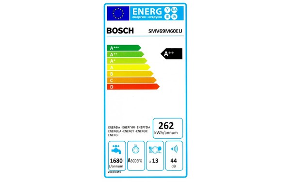 BOSCH SMV69M60EU - &Eacute;tiquette &eacute;nergie