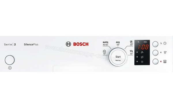 BOSCH SPS25CW04E - Panneau de commandes