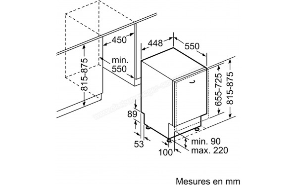 BOSCH SPV25CX03E - Sch&eacute;ma technique
