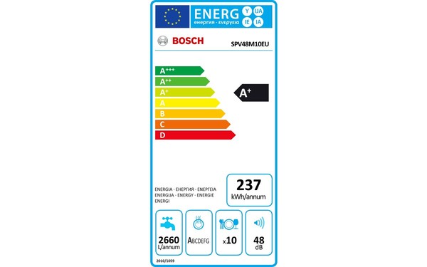 BOSCH SPV48M10EU - &Eacute;tiquette &eacute;nergie