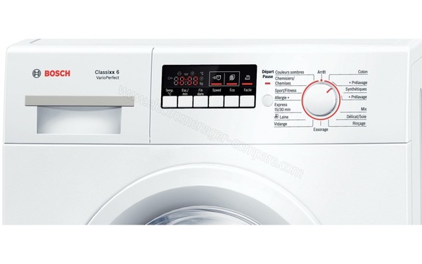 BOSCH WAB28210FF - Panneau de commandes