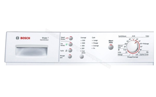 BOSCH WAE24165FF - Panneau de commandes