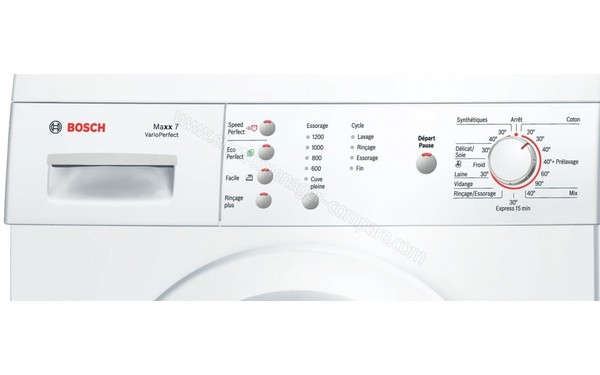 BOSCH WAE24166FF - Panneau de commandes