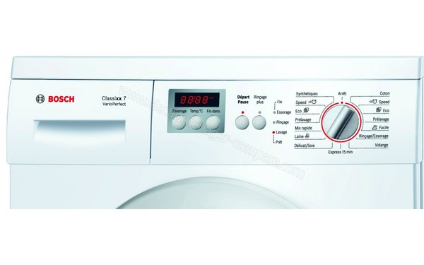 BOSCH WAE2426XFF - Panneau de commandes