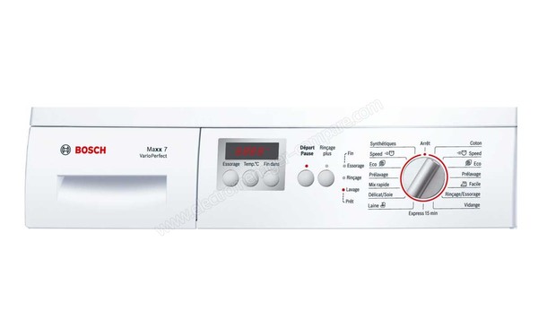 BOSCH WAE24270FF - Panneau de commandes