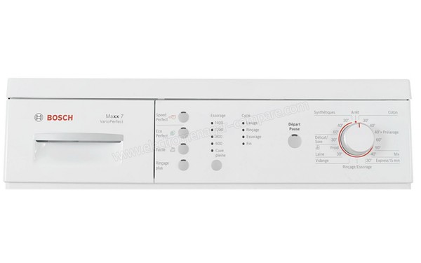 BOSCH WAE28164FF - Panneau de commandes