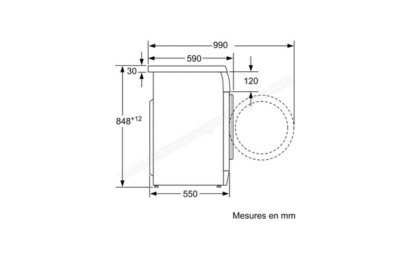 BOSCH WAE28210FF - Sch&eacute;ma technique
