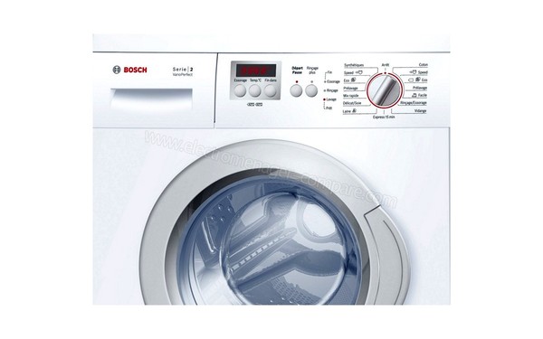 BOSCH WAE2826XFF - Panneau de commandes
