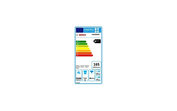 BOSCH WAE28330FF - &Eacute;tiquette &eacute;nergie