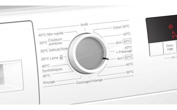 BOSCH WAJ28027FF - Vue des programmes