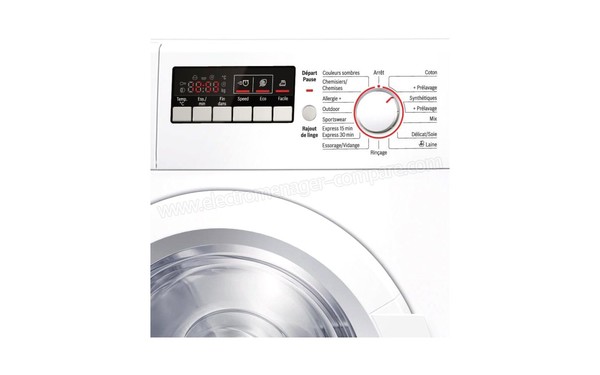 BOSCH WAK28260FF - Panneau de commandes