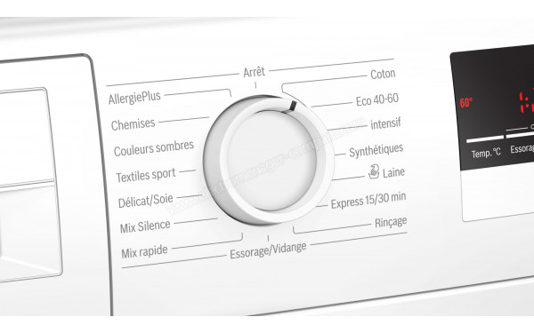 BOSCH WAN24208FF - Vue des programmes