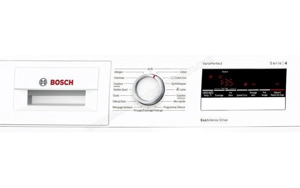 BOSCH WAN24220FF - Panneau de commandes