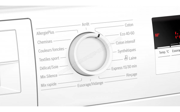 BOSCH WAN28108FF - Vue des programmes
