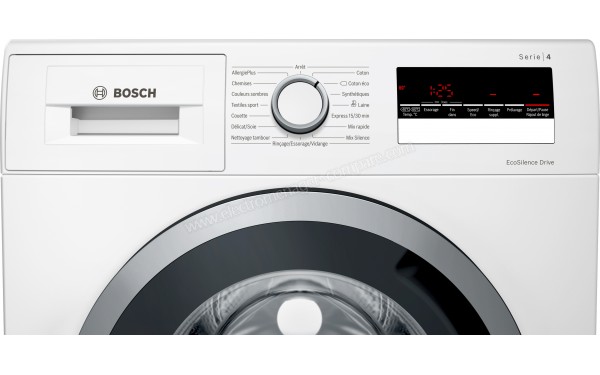 BOSCH WAN28207FF - Panneau de commandes