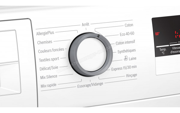 BOSCH WAN28219FF - Vue des programmes